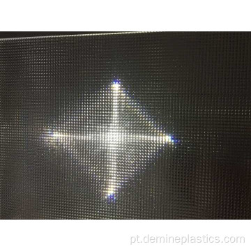 Folha regular de prisma de plástico transparente de 1,5 mm de policarboante